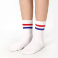 Customized white young girls tube high school socks for children